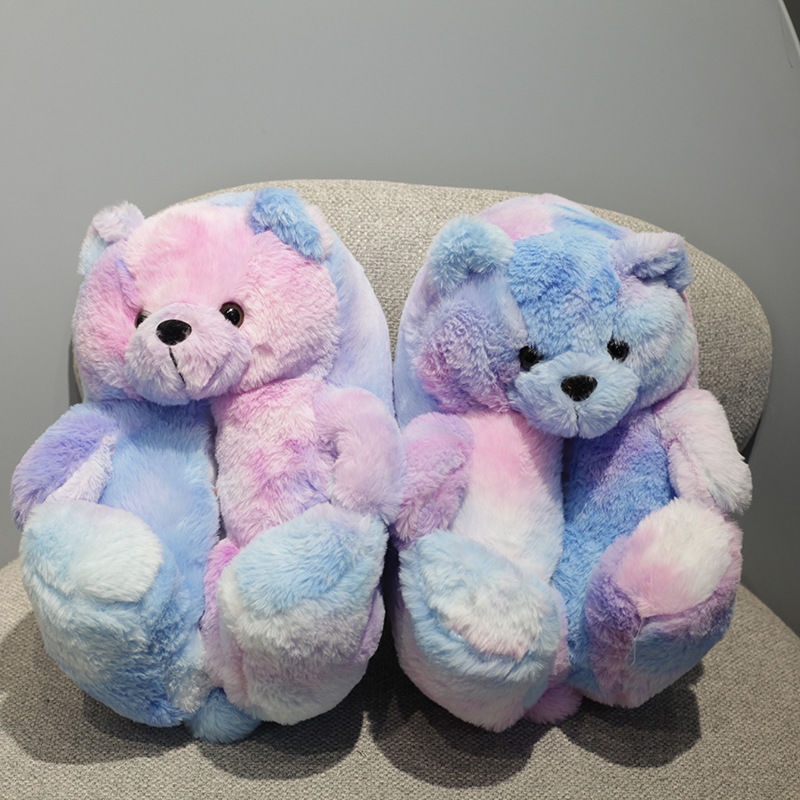 Teddy discount bear slippers